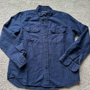 Men’s Navy Banana Republic Button Down
